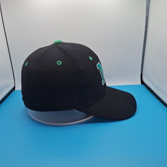 Marshall Thundering Herd Fitted 6 7/8 Hat Cap Black - Picture 5 of 7